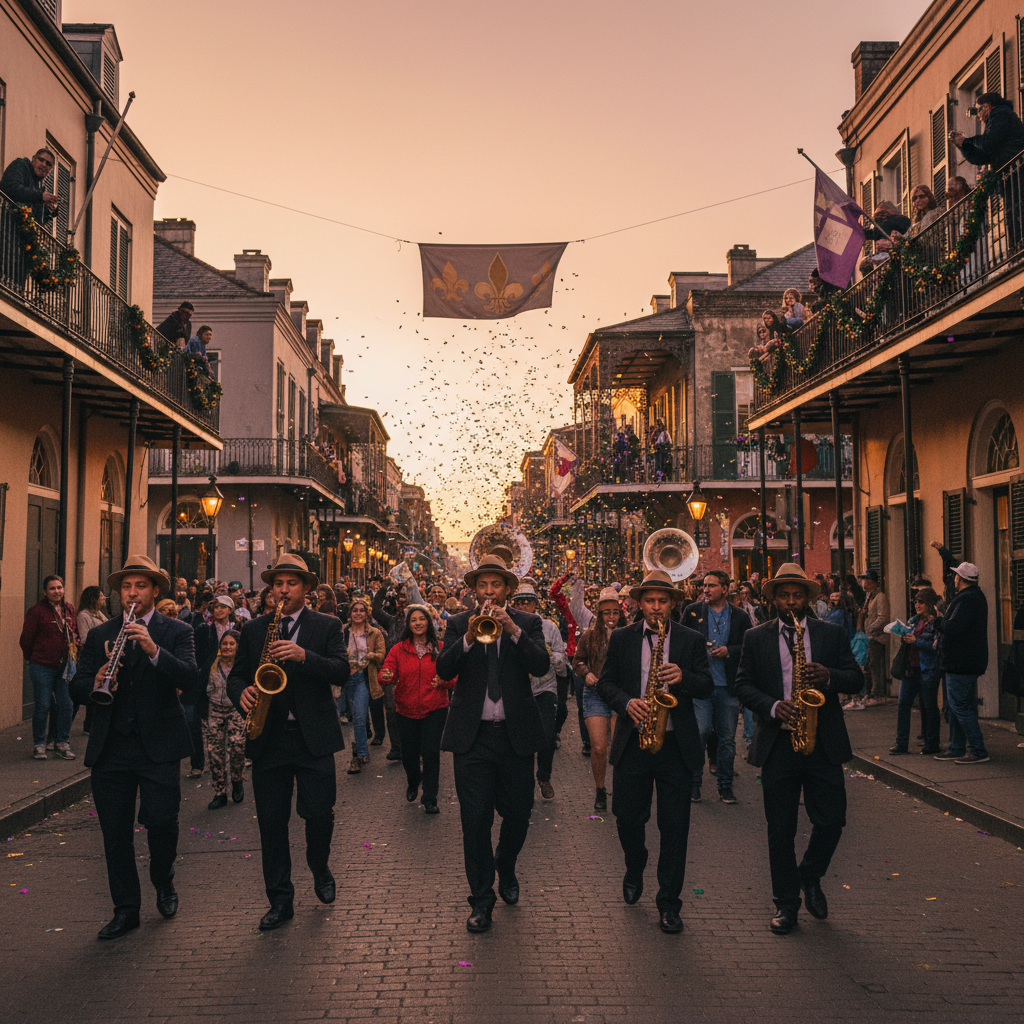 Your French Quarter Fest just started with a second line!