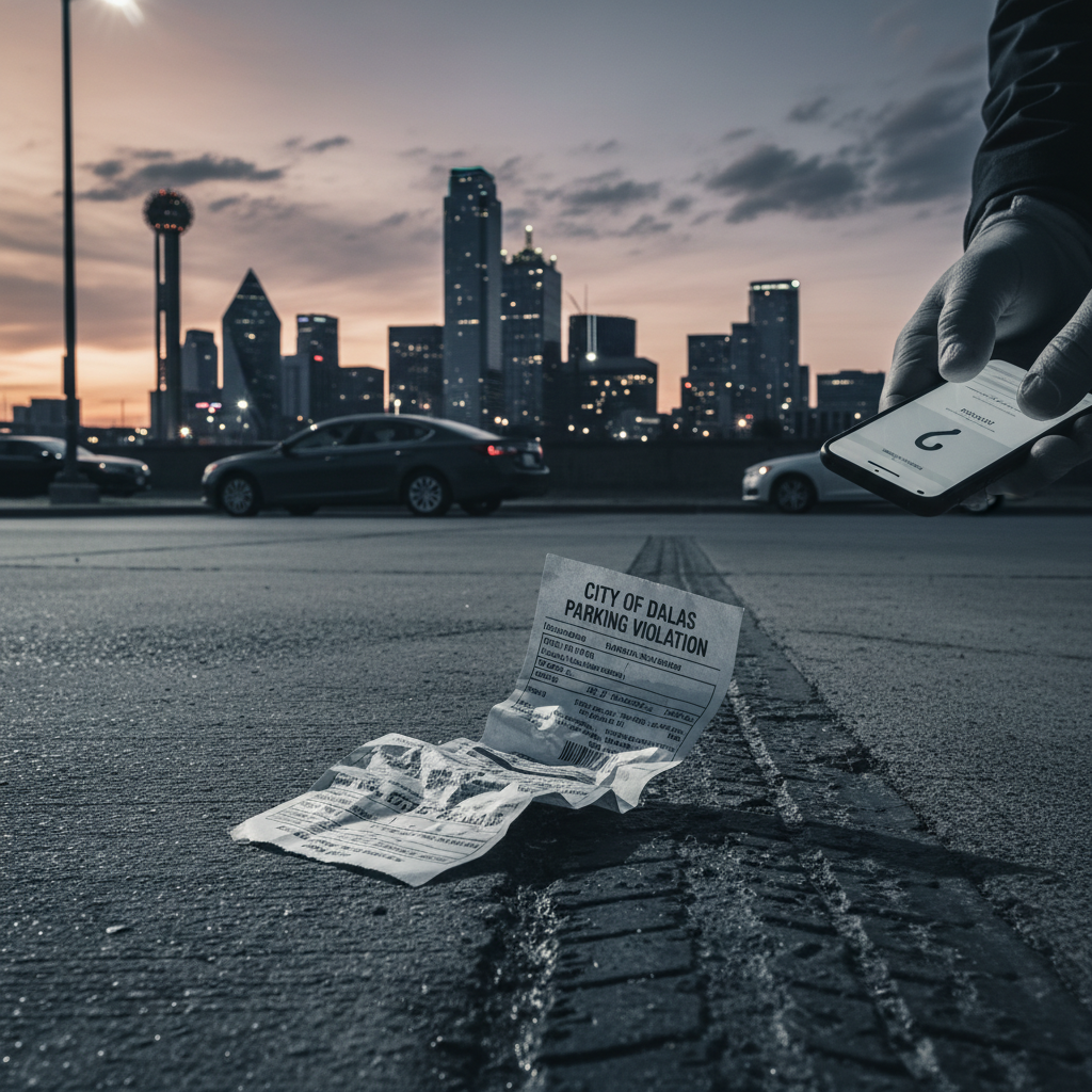 Your Dallas parking ticket might be a scam.