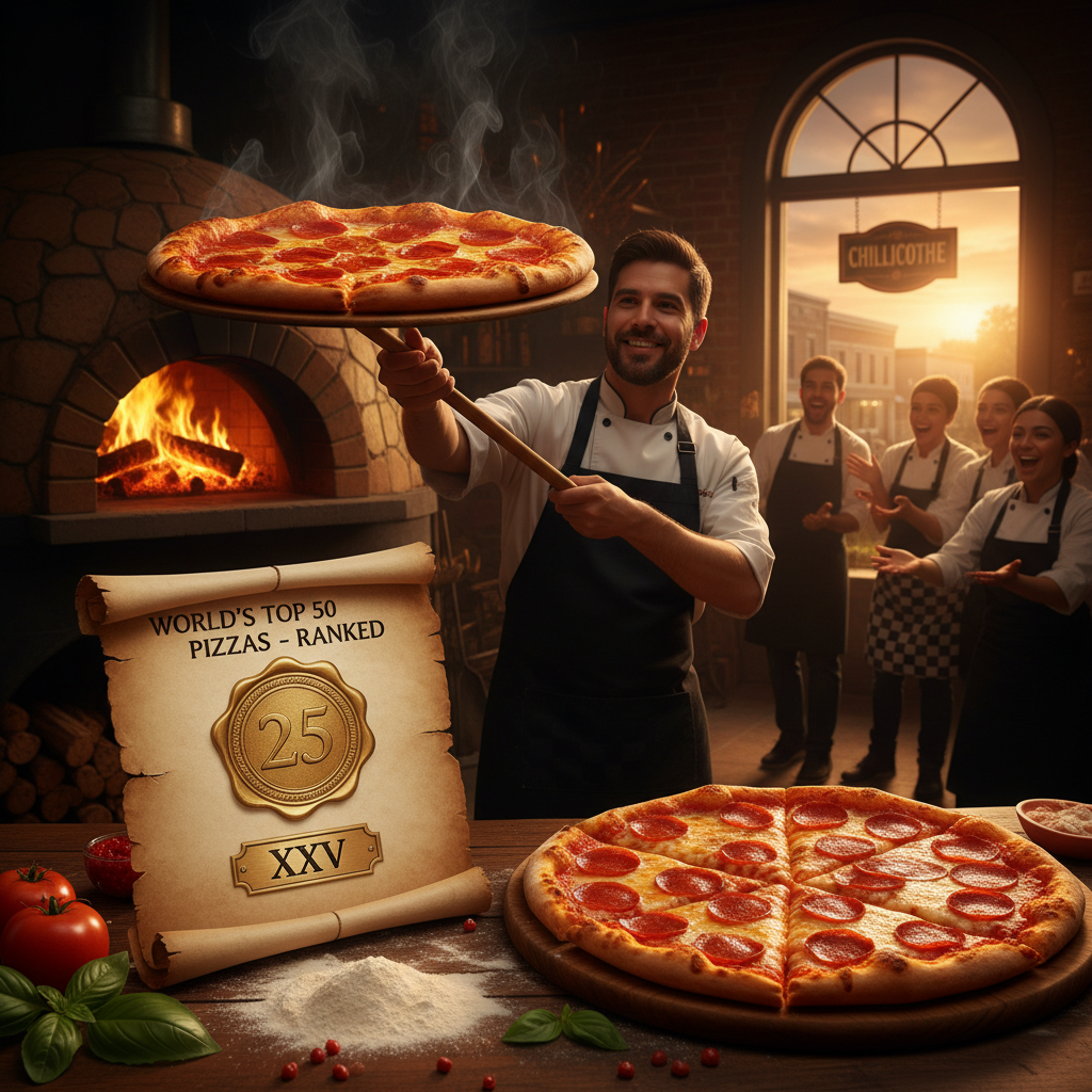 Chillicothe pizza just ranked 25th in the world. Seriously.