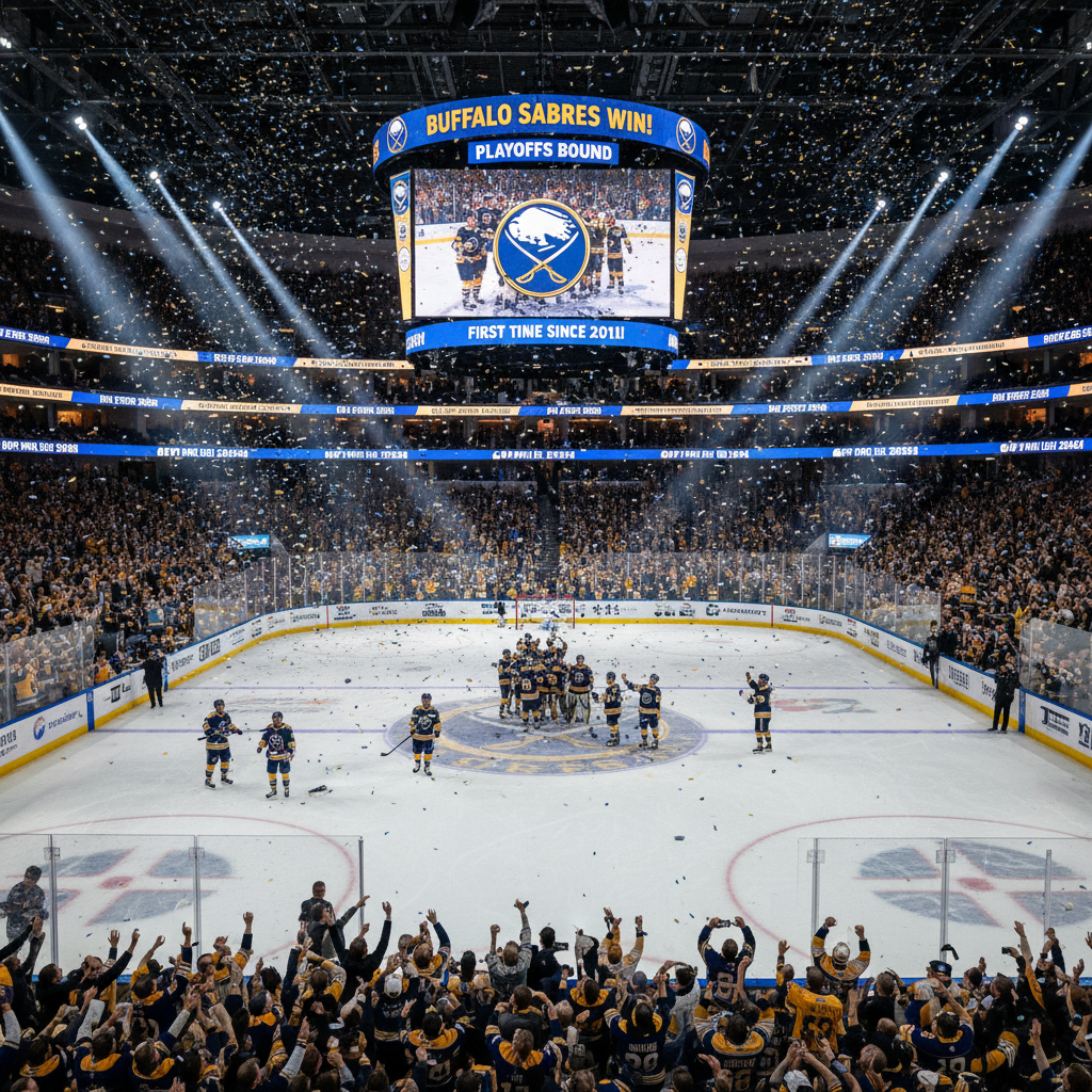 Your Sabres are in the playoffs for the first time since 2011!