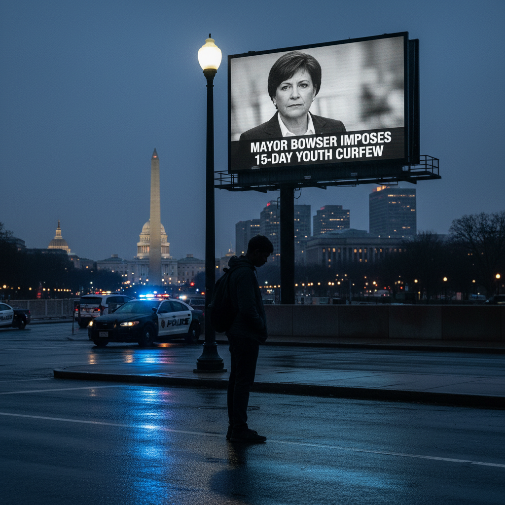 Mayor Bowser just put your kid on a 15-day curfew.
