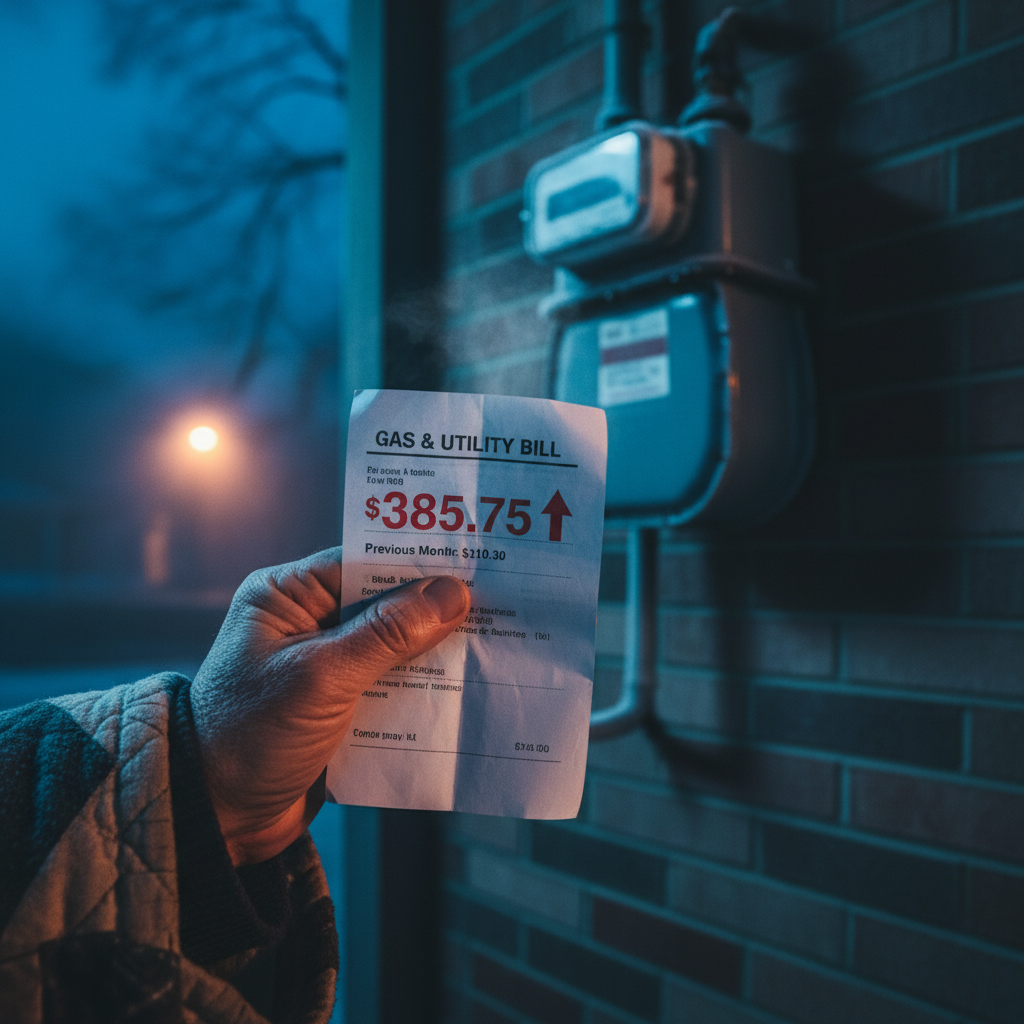 Your gas bill is going up again, isn't it?