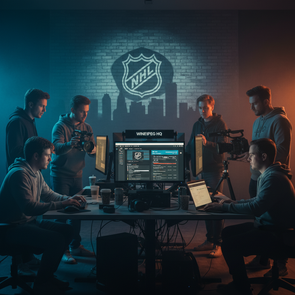 The NHL is using six Winnipeg guys to run their social media?
