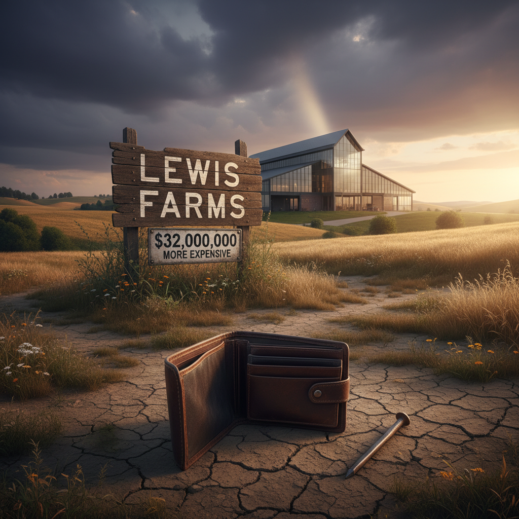 Lewis Farms just got $32 million more expensive. Your wallet's next.