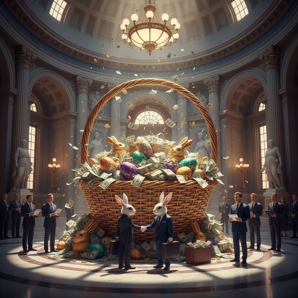 Your Easter basket lobbyists just spent \$2.3 million.