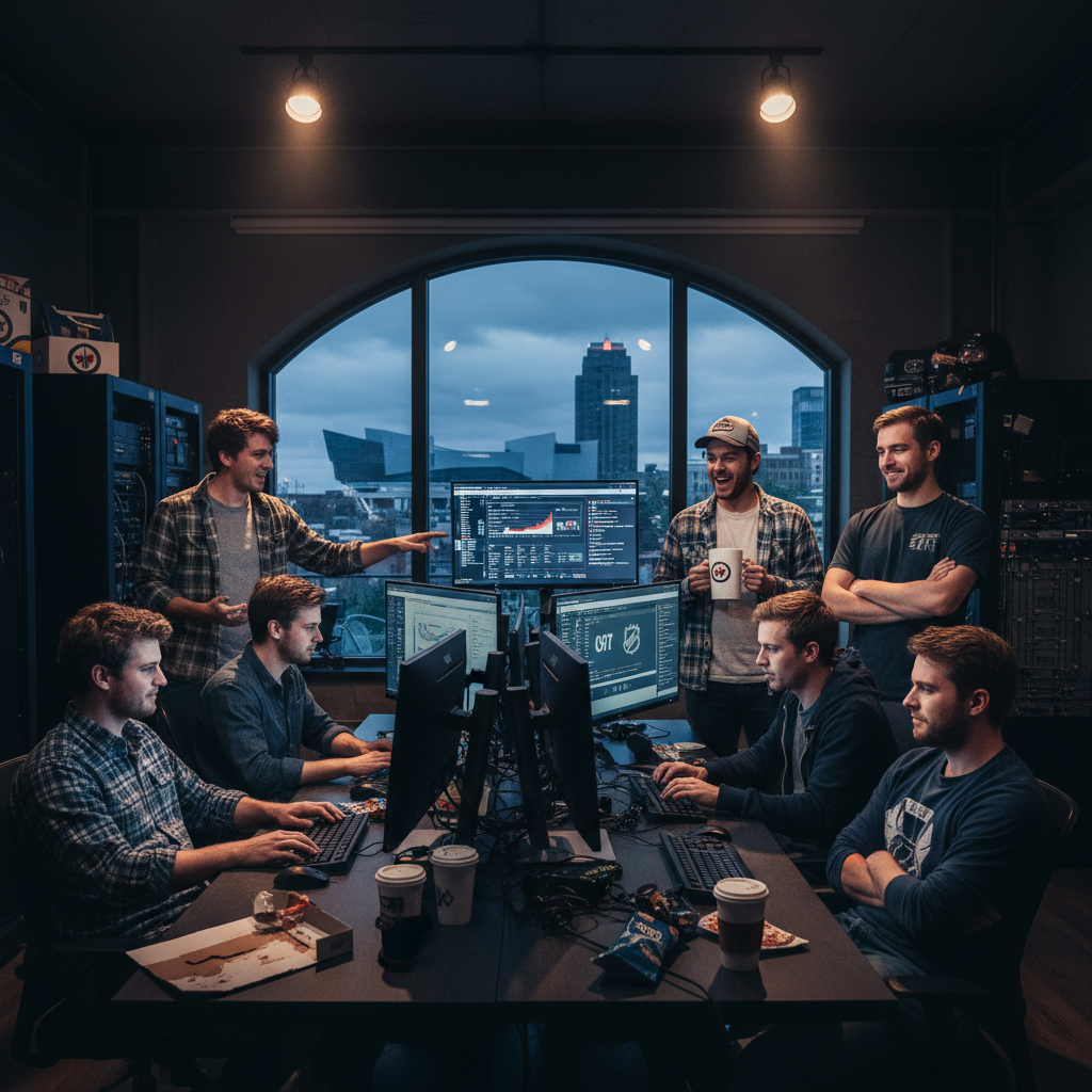 Six Winnipeg guys are running the NHL's social media. What?