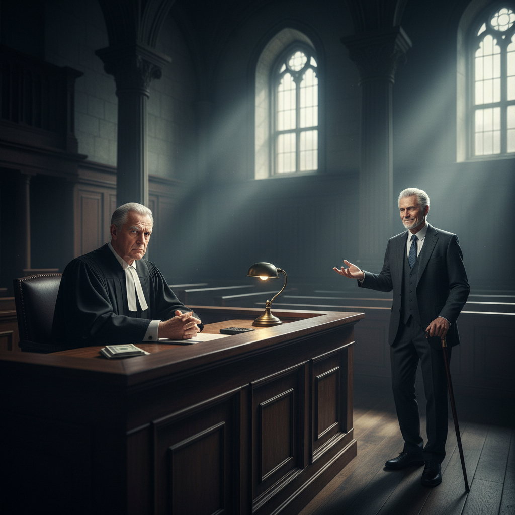 Your chief justice just went easy on a senior scammer. Why?