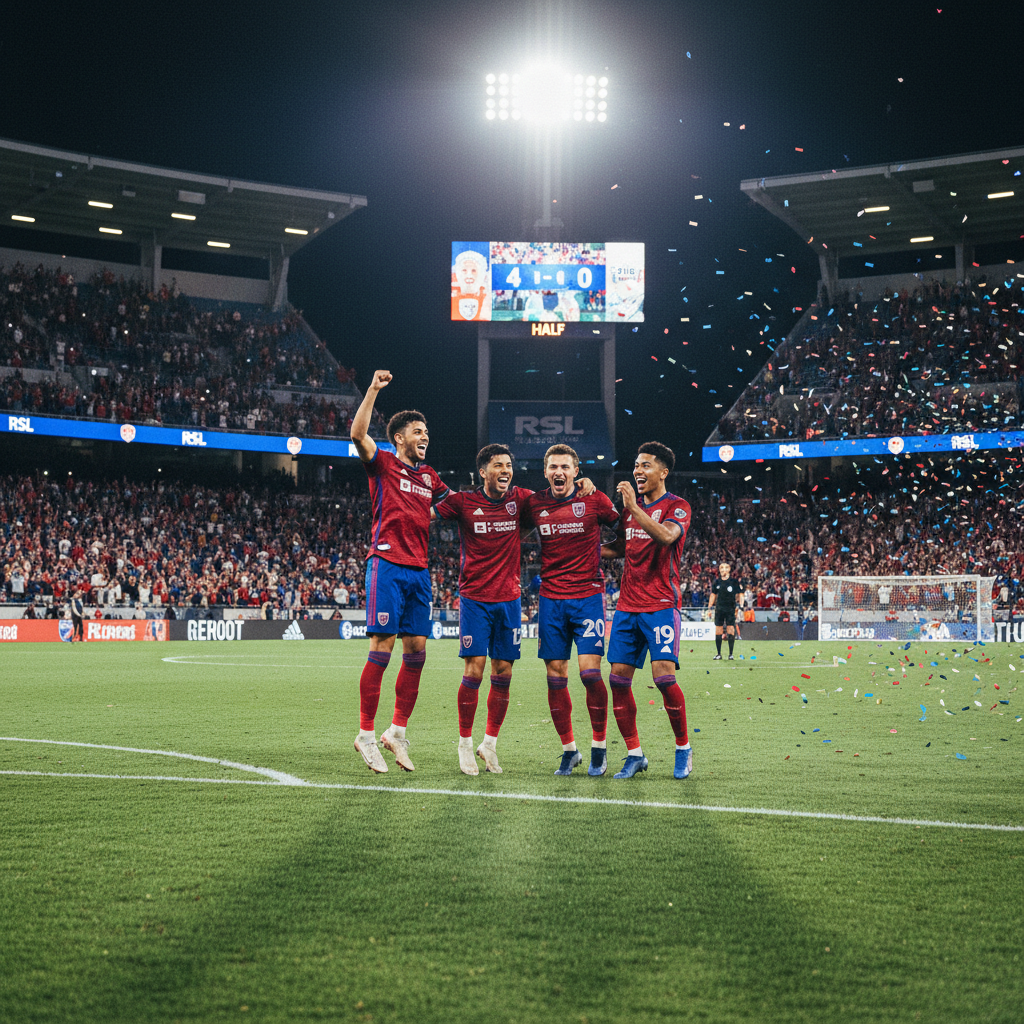 Did you see RSL score four goals in one half?