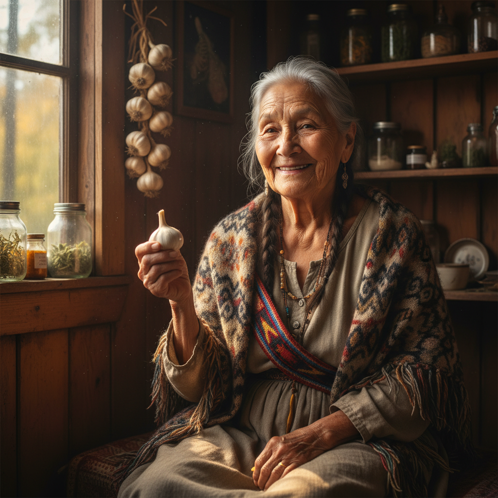 A 100-year-old Métis woman says raw garlic is her secret.