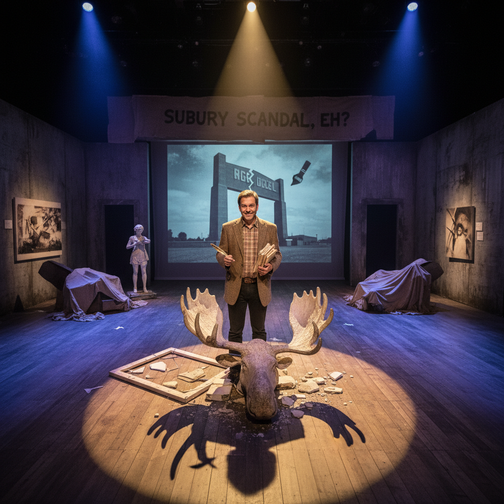 Drew Hayden Taylor's new play is about Sudbury's art scandal, eh?