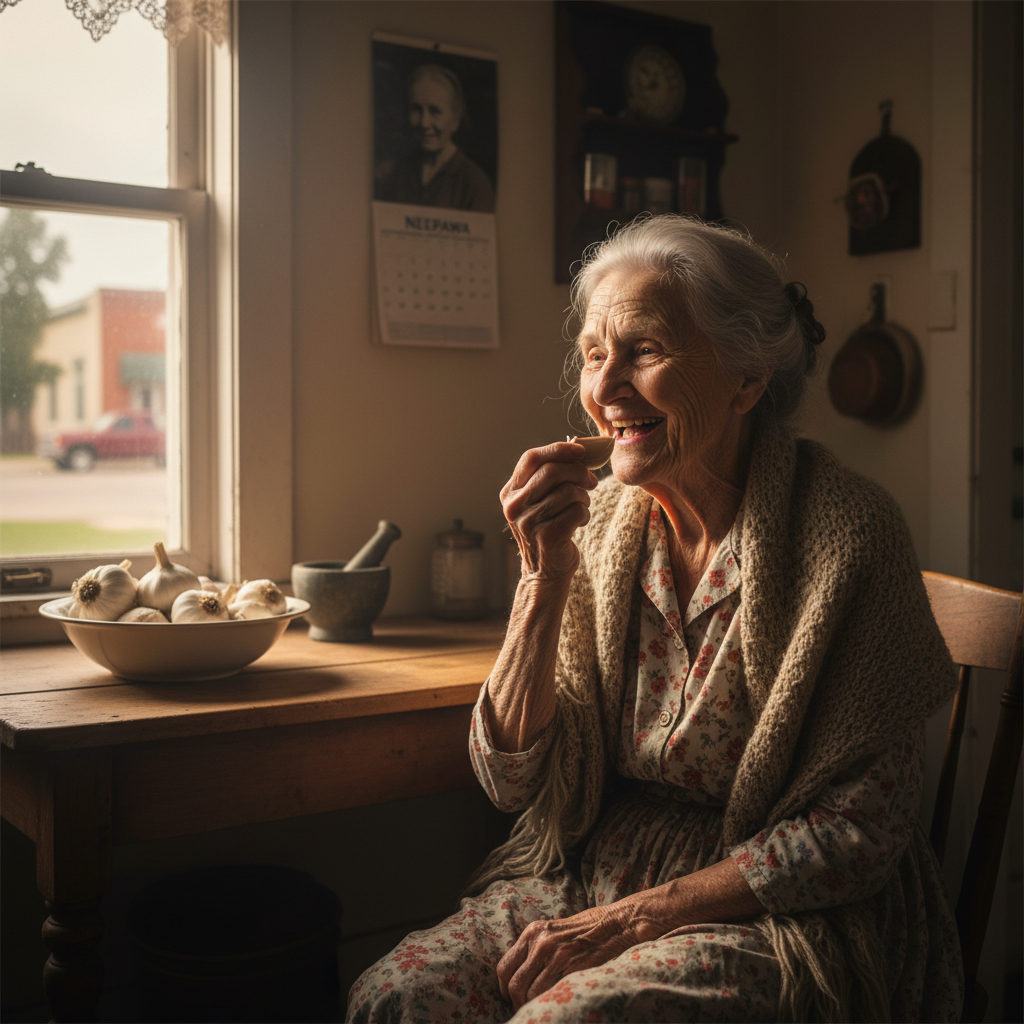 Neepawa's 100-year-old Vina says eat raw garlic. Really.