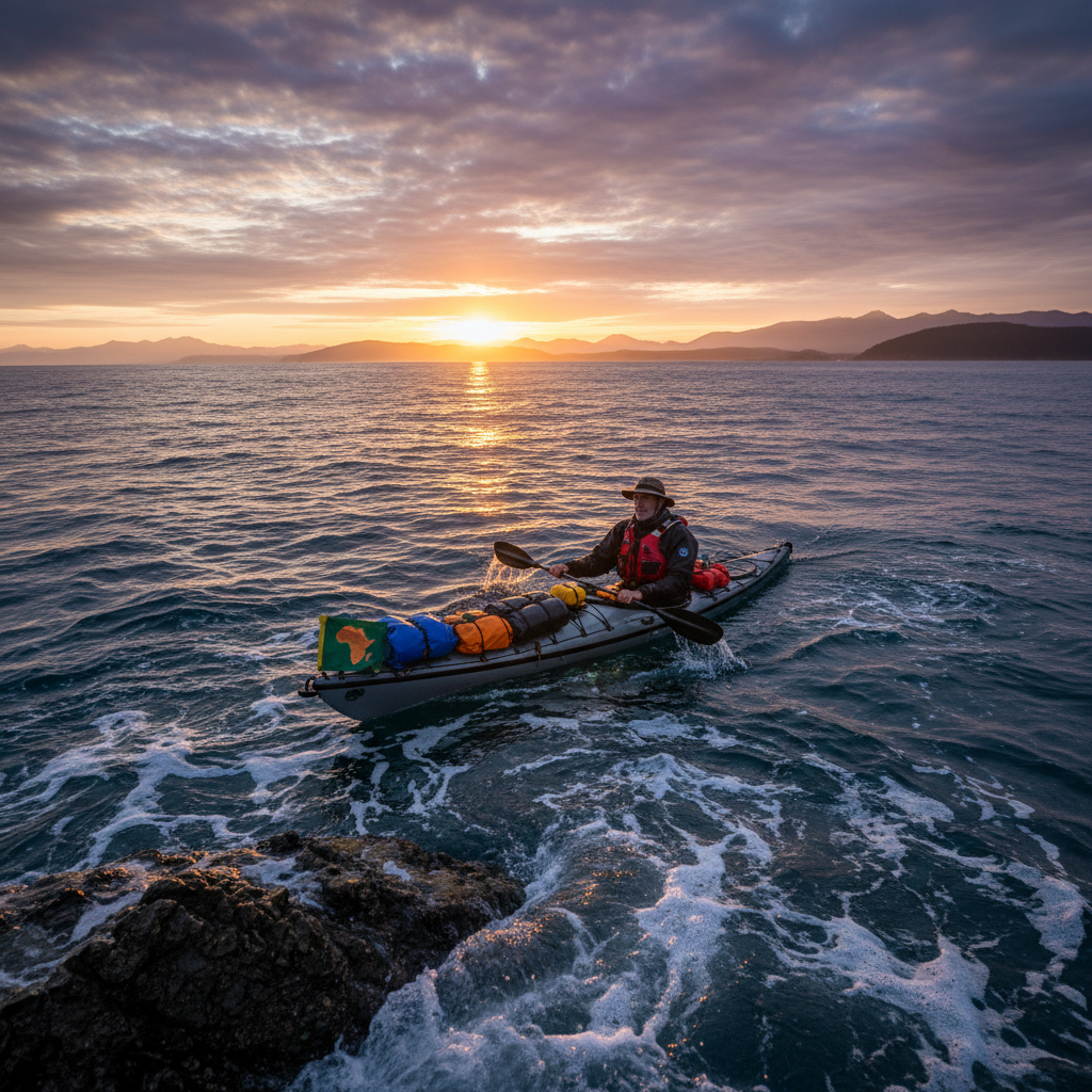 Your Victoria neighbour is braving the Pacific for Africa.