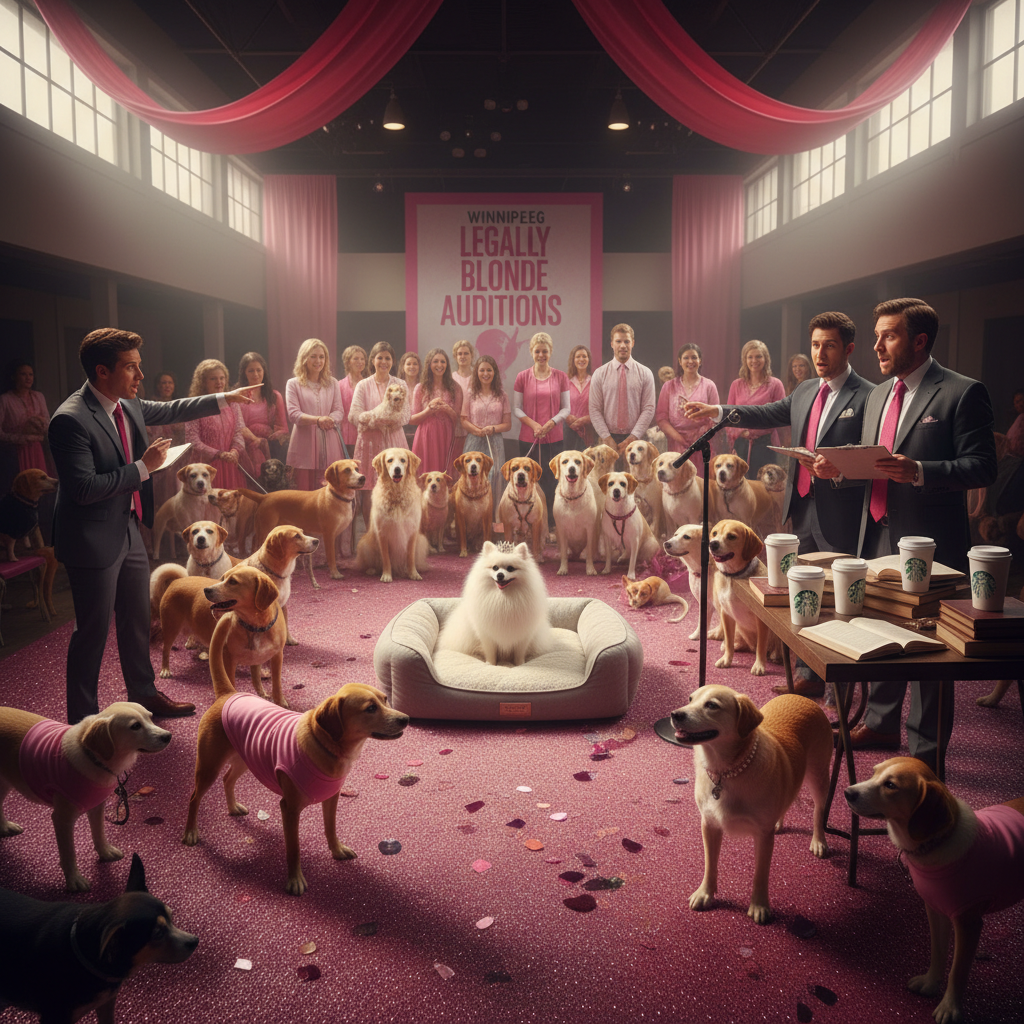 Winnipeg dogs are auditioning for Legally Blonde and it's wild.