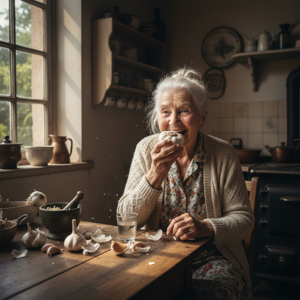 Vina Vesinger is 100. Her secret? Raw garlic.