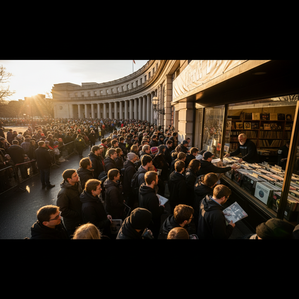 Pierre Robert just sold his records. You won't believe how many lined up.