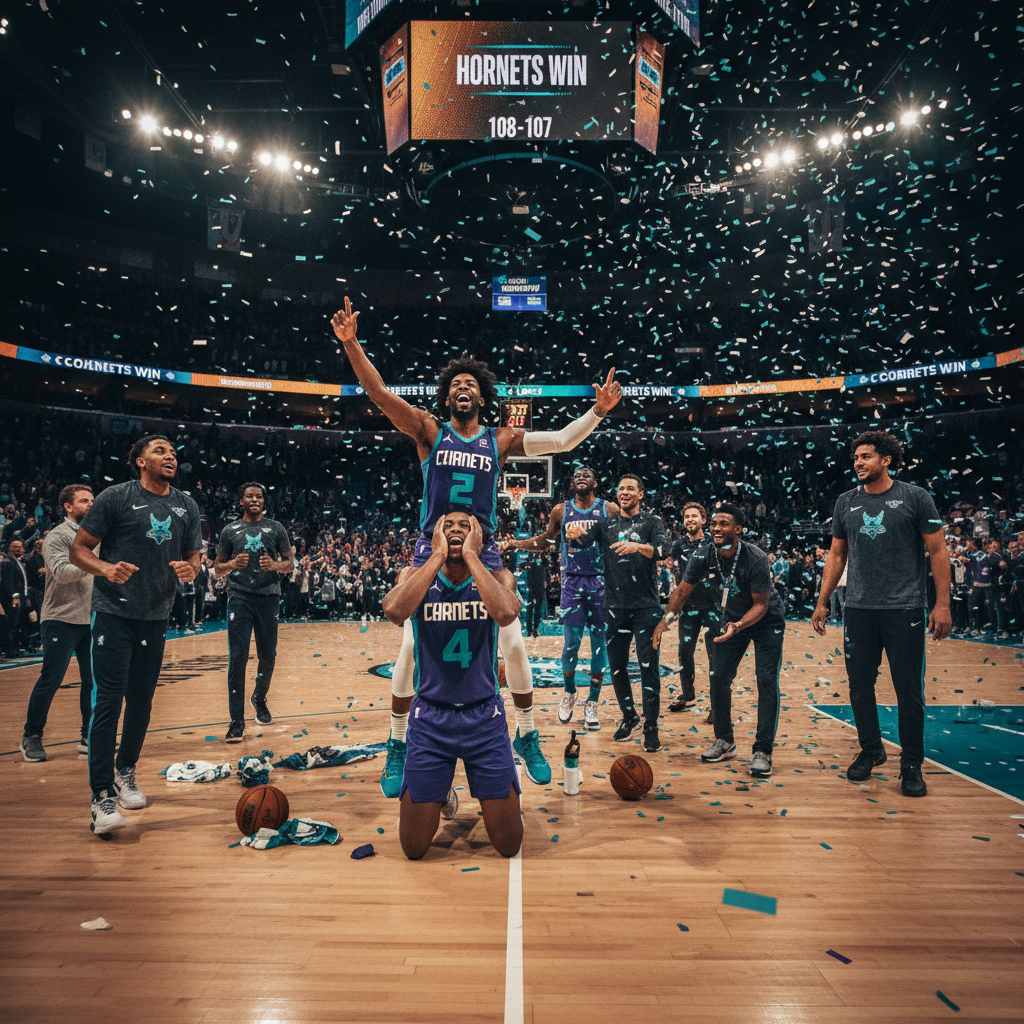 Your Hornets just pulled off a thriller. Is this for real?