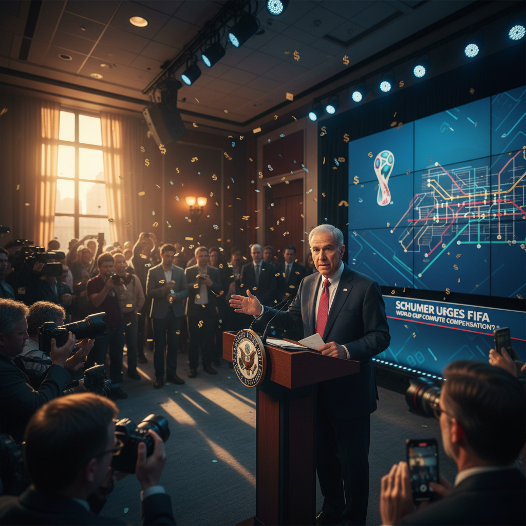 Schumer wants FIFA to pay for your World Cup commute?