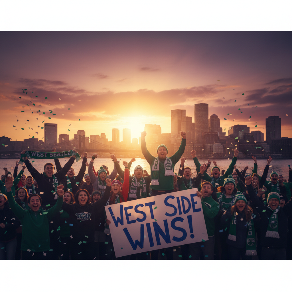 Your West Seattle neighbors just crushed Boston. You gotta see this.