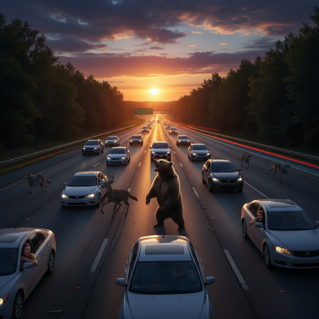 Your I-90 commute just got wild near Edgewater Park