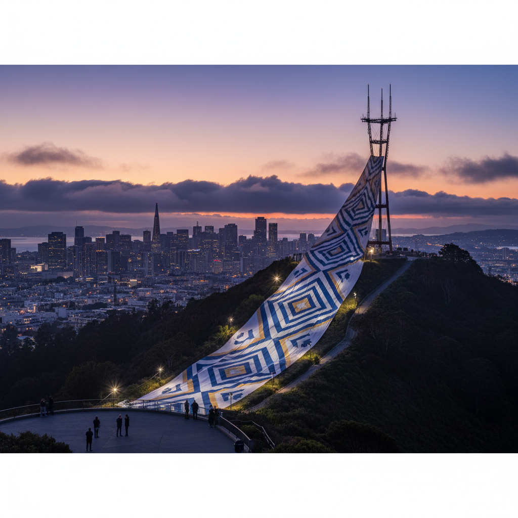 Did you see that 120-foot banner on Twin Peaks?