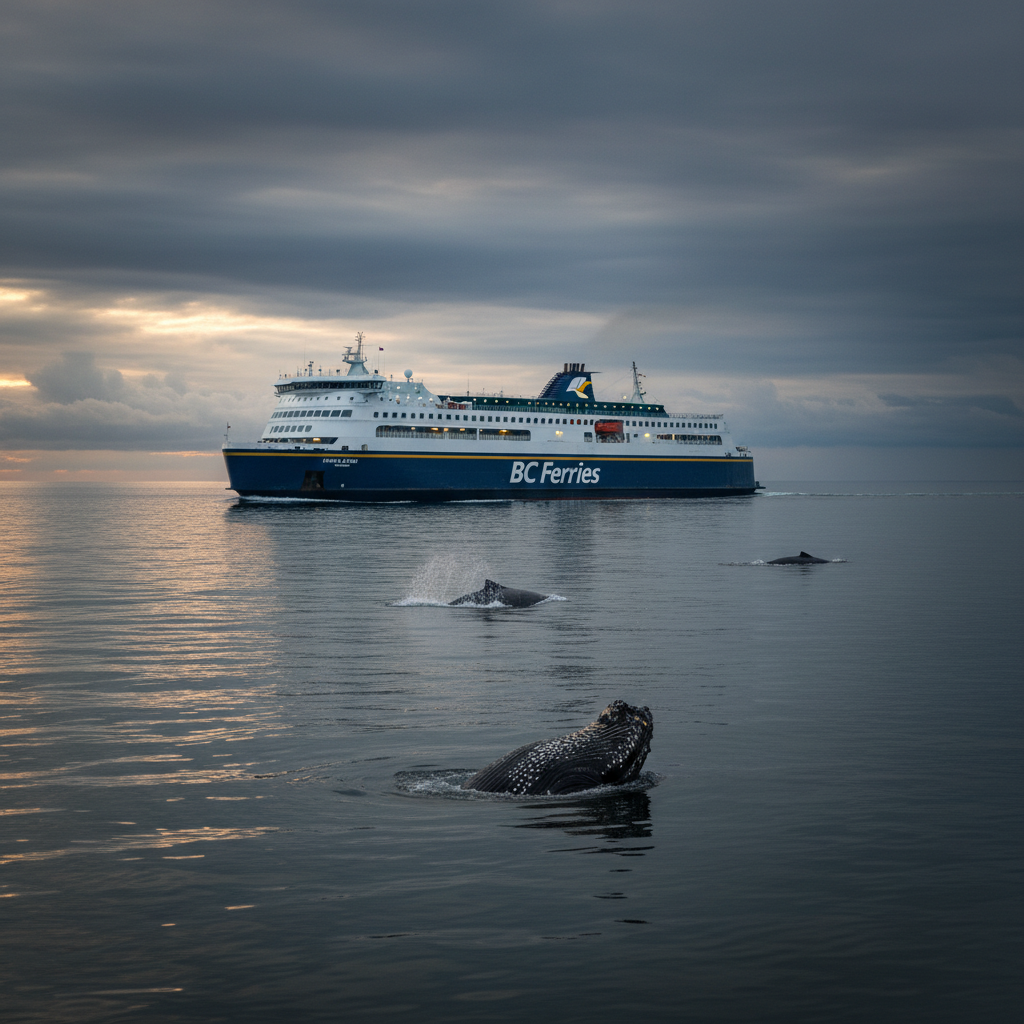 Your BC Ferries trip just got slower for humpbacks