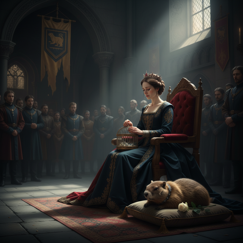 The Empress just lost Roger the marmot. Can you believe it?