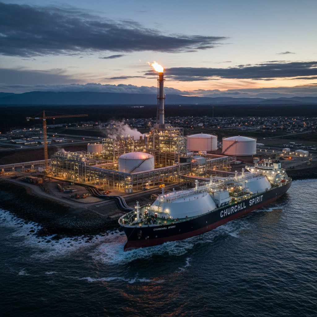 Your Premier's Churchill LNG plan just got real.