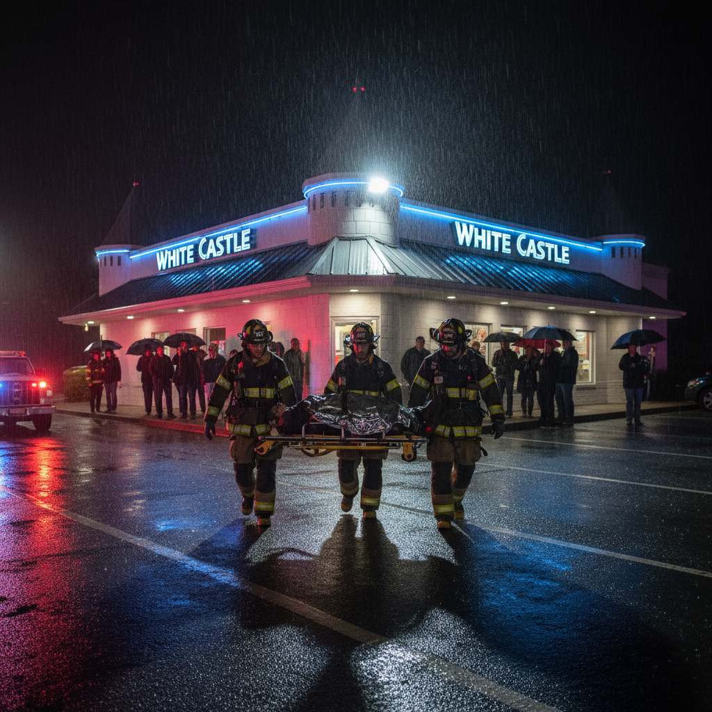 Three Georgia firefighters just saved a life at your White Castle