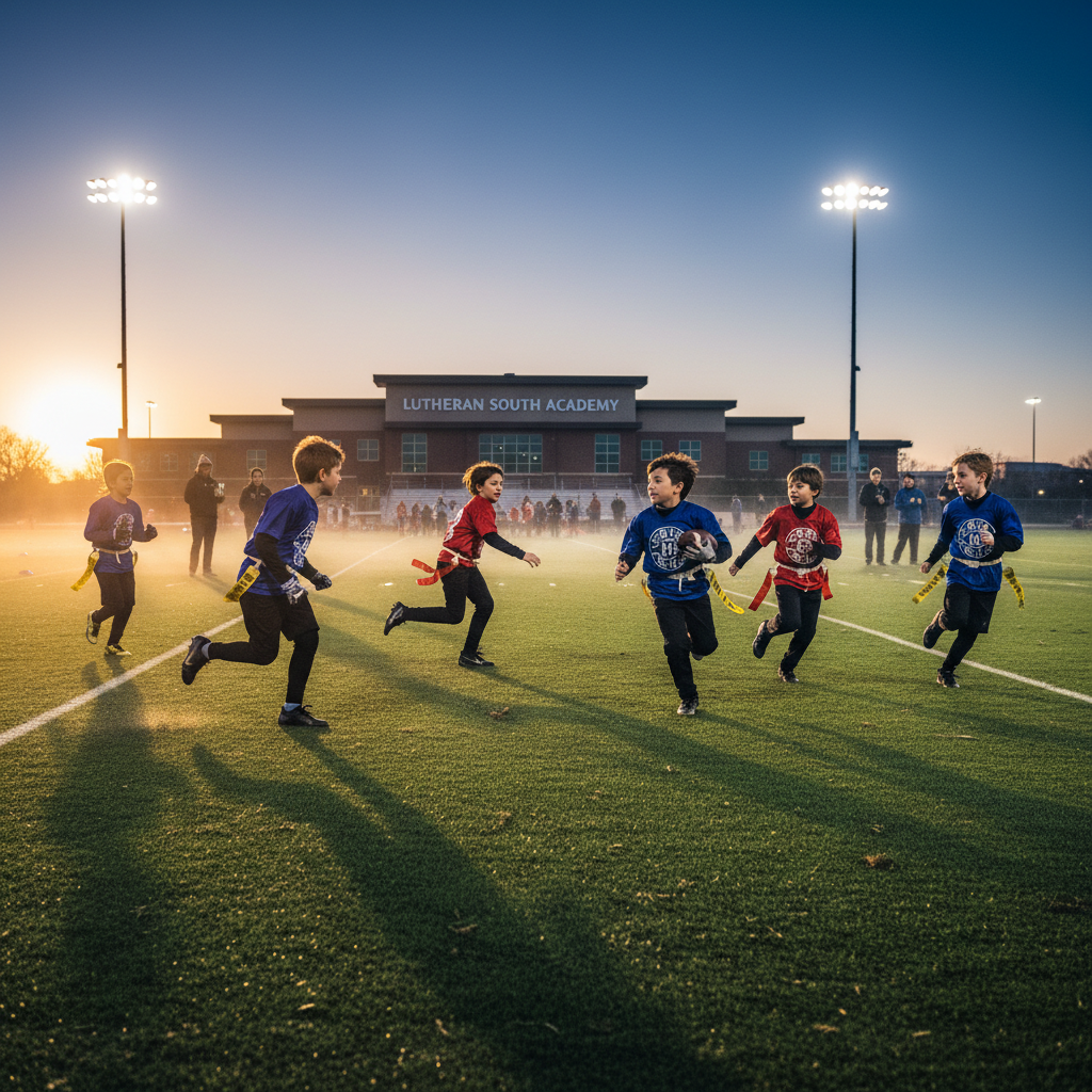 Your kids are playing flag football at Lutheran South now.