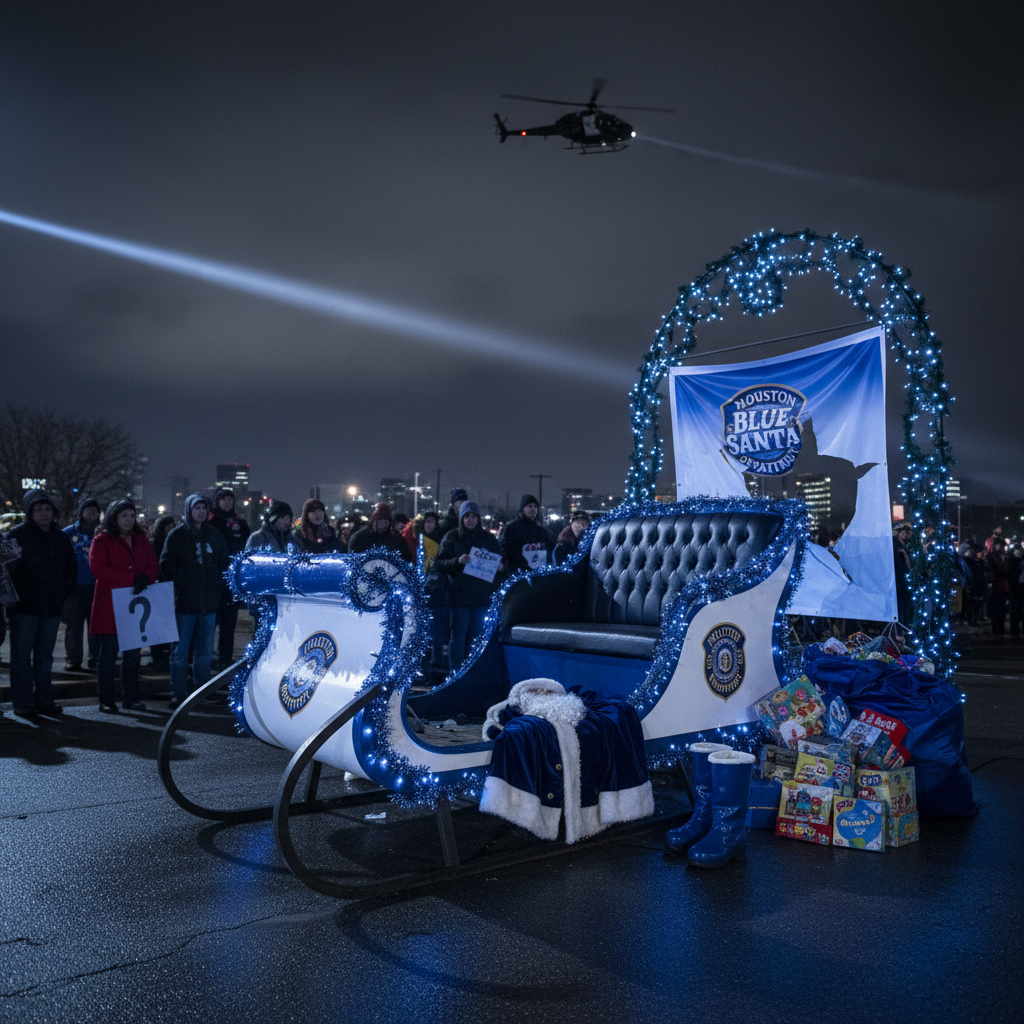 Your Houston Blue Santa just vanished after 40 years