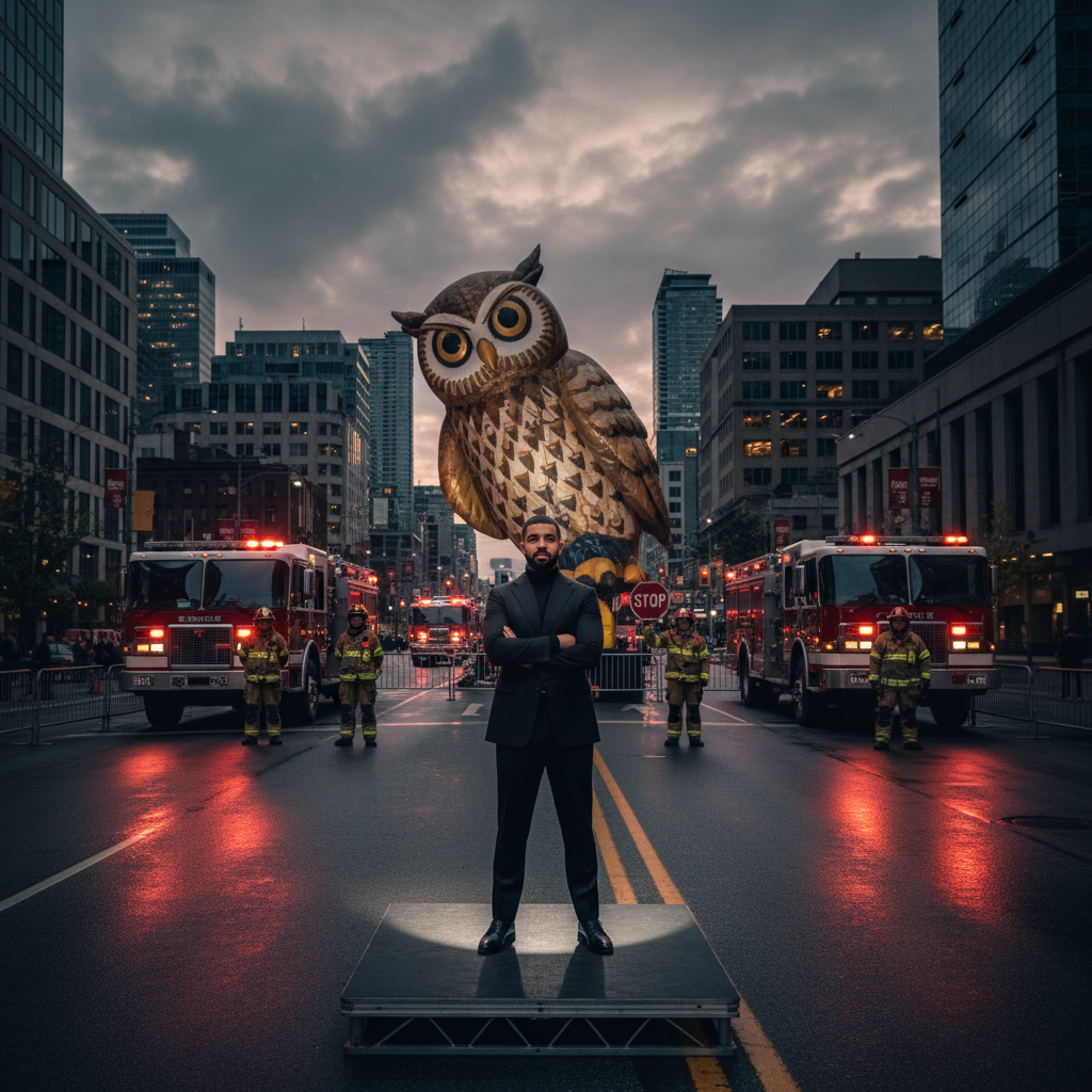 Drake tried to shut down Dundas Street. Toronto Fire said NO.