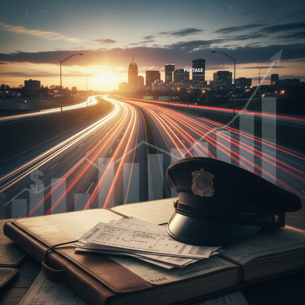 Your speeding tickets could finally help Portage.