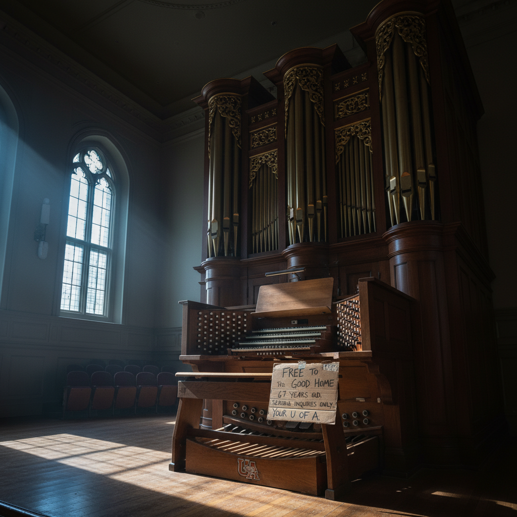 Your U of A is giving away its 67-year-old organ. Seriously.