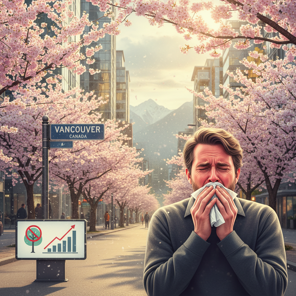 Vancouver is Canada's worst city for tree pollen.