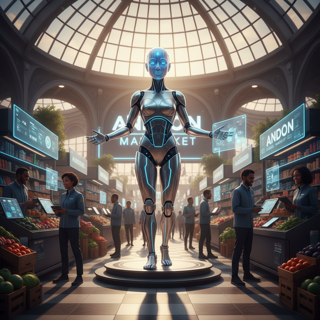 Your new boss is AI Luna at Andon Market