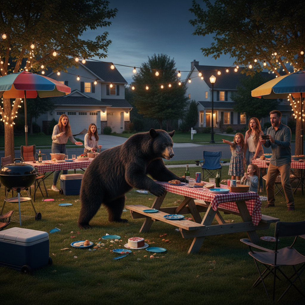 A black bear just crashed your Durham neighborhood party