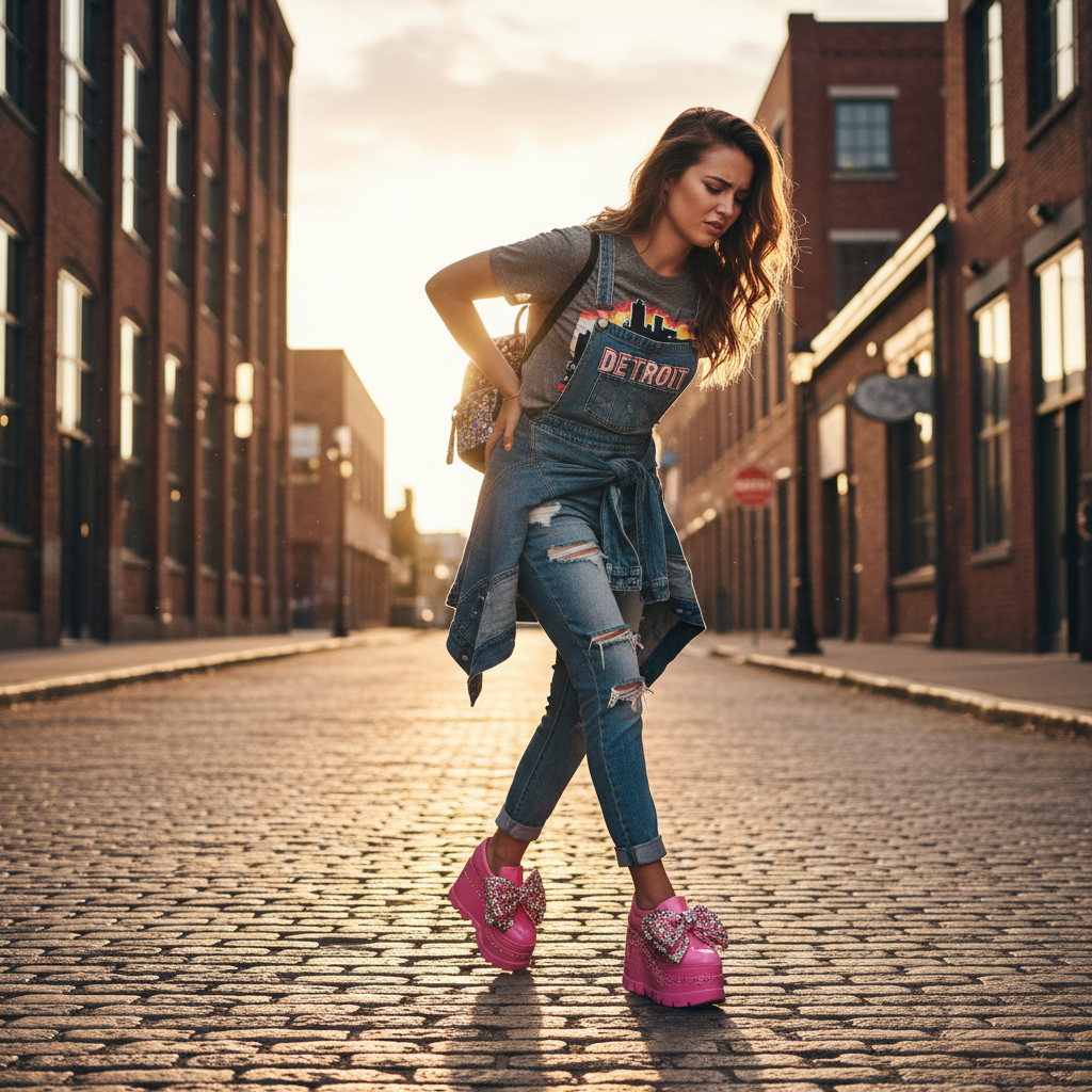 Your cute shoes are messing with your knees and back, Detroit.