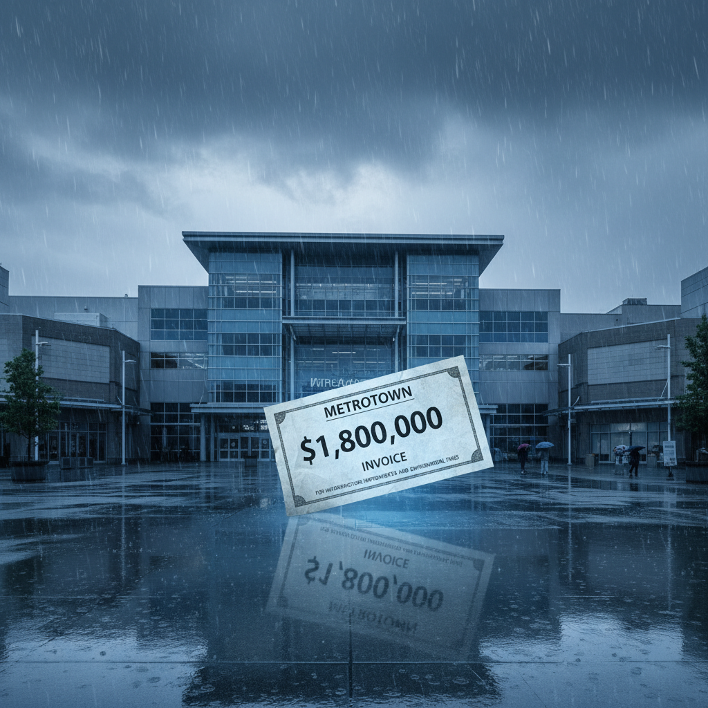 Metrotown just got hit with a $1.8 million bill.