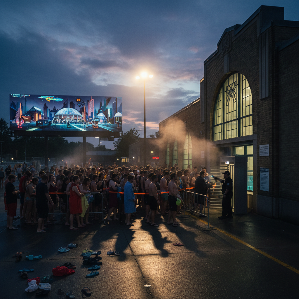 They're buzzing people into Sherbrook Pool now. What's next?
