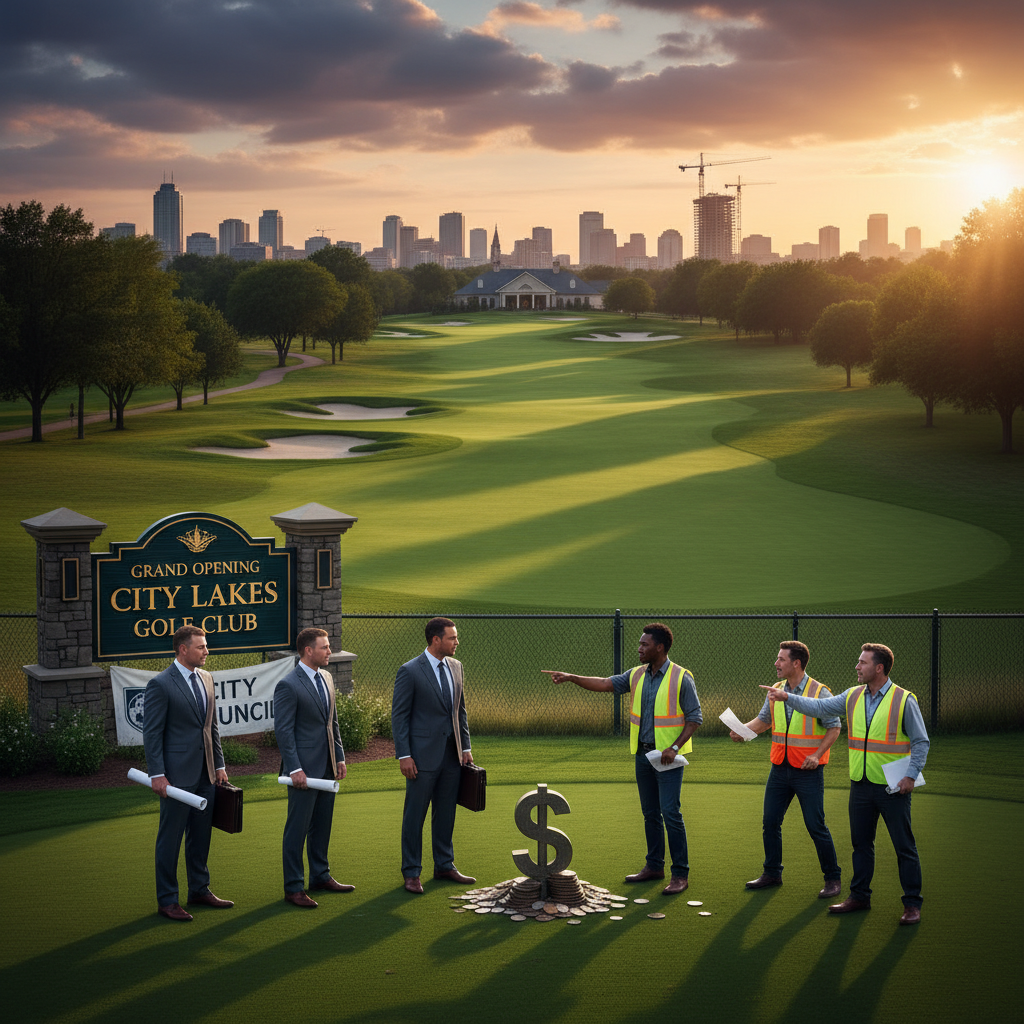Your golf course is opening but the city's still fighting over money