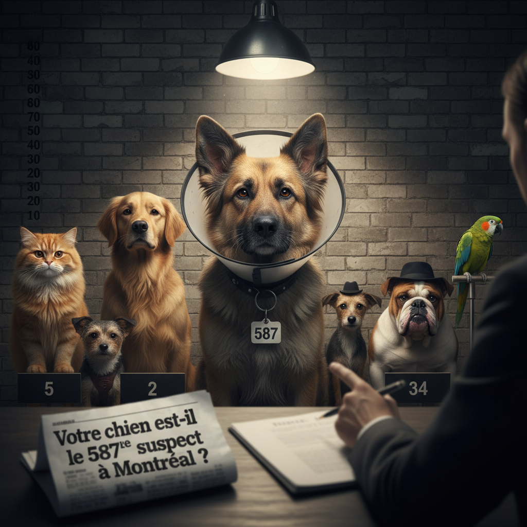 Votre chien est-il le 587e suspect à Montréal?