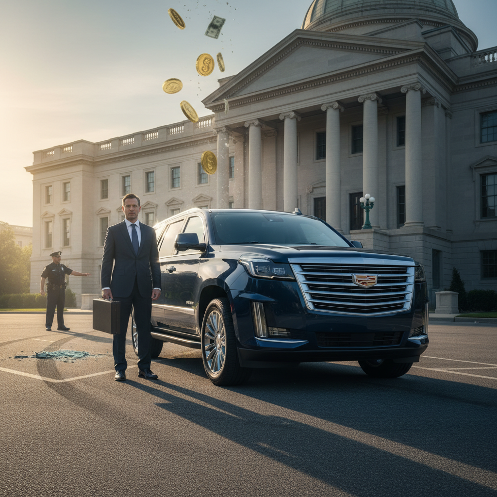 Your tax dollars bought the Solicitor General a new SUV after his was stolen.