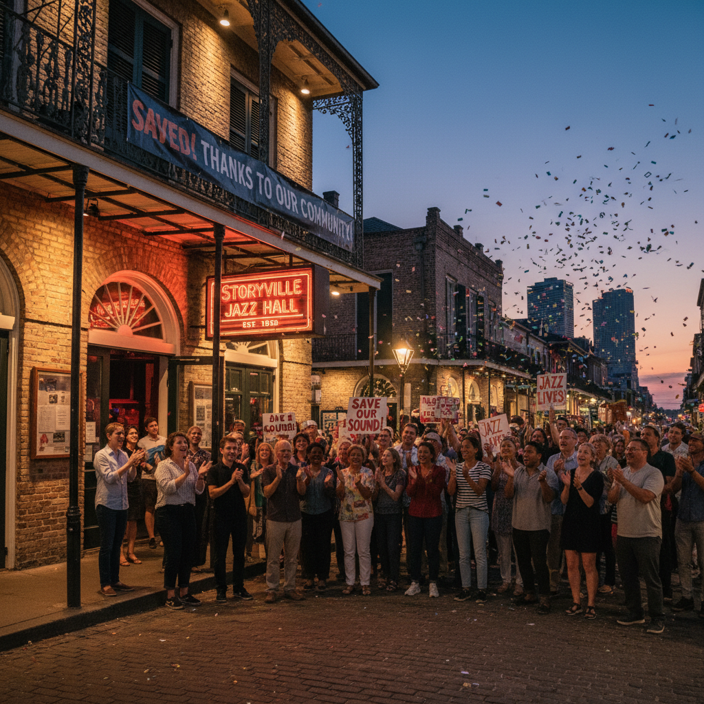 They just saved a Storyville jazz club. Your city breathes easier.