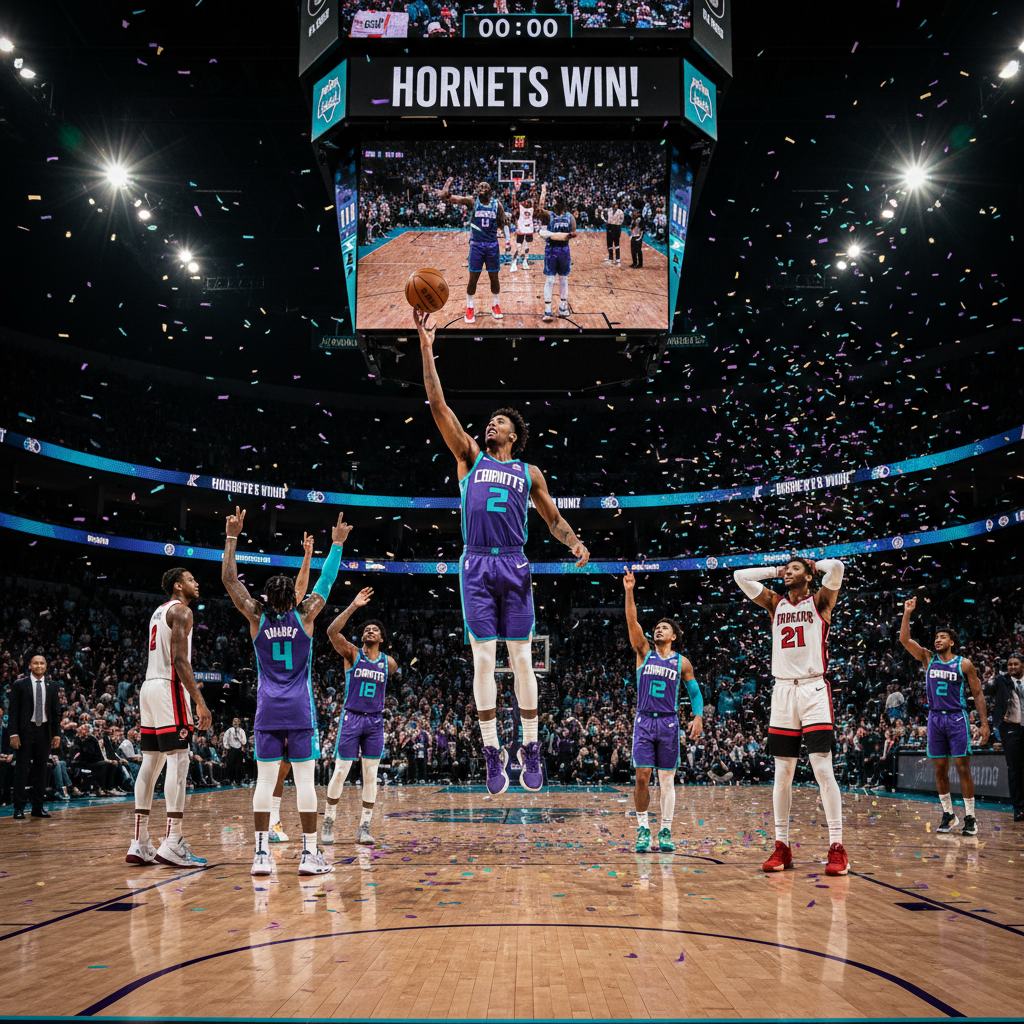 Your Hornets actually won a play-in thriller last night