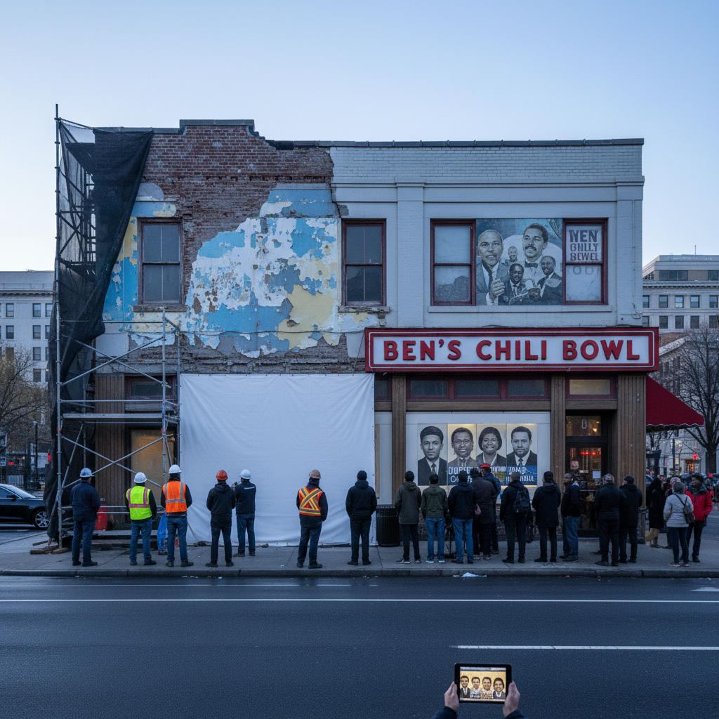 Your Ben's Chili Bowl mural is coming down. Who replaces Cosby?