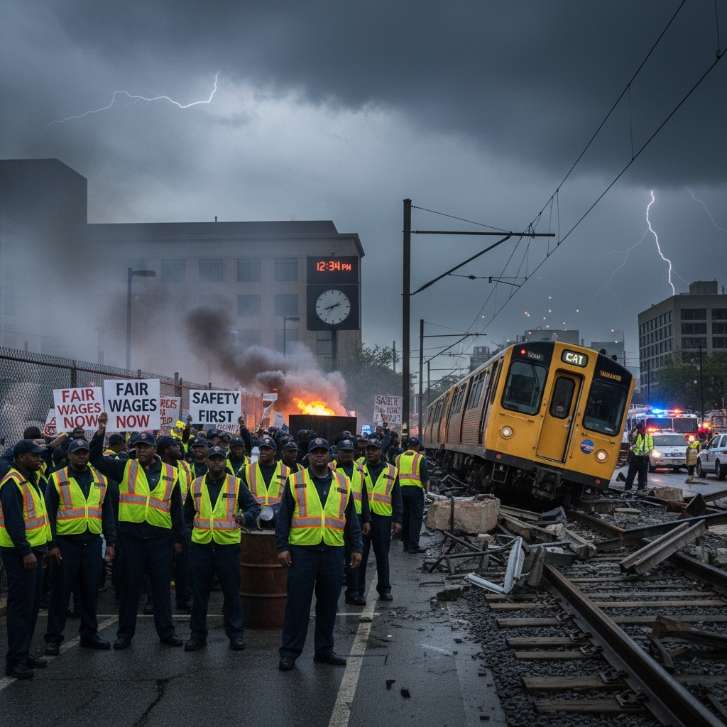 CTA workers protested then a Yellow Line train derailed. Coincidence?