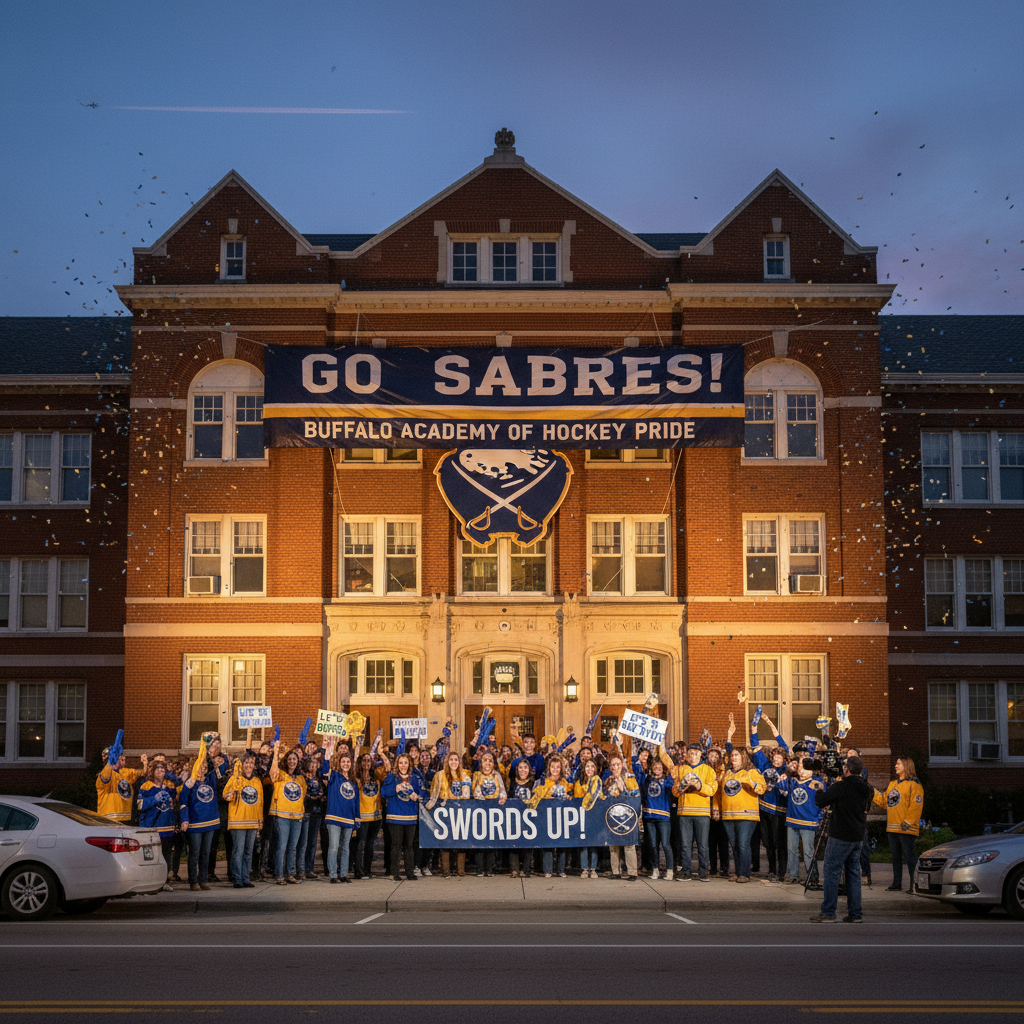 A WNY school just renamed itself for the Sabres playoffs!