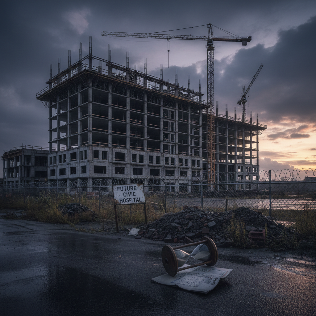Your new Civic hospital? Don't hold your breath 'til 2034.