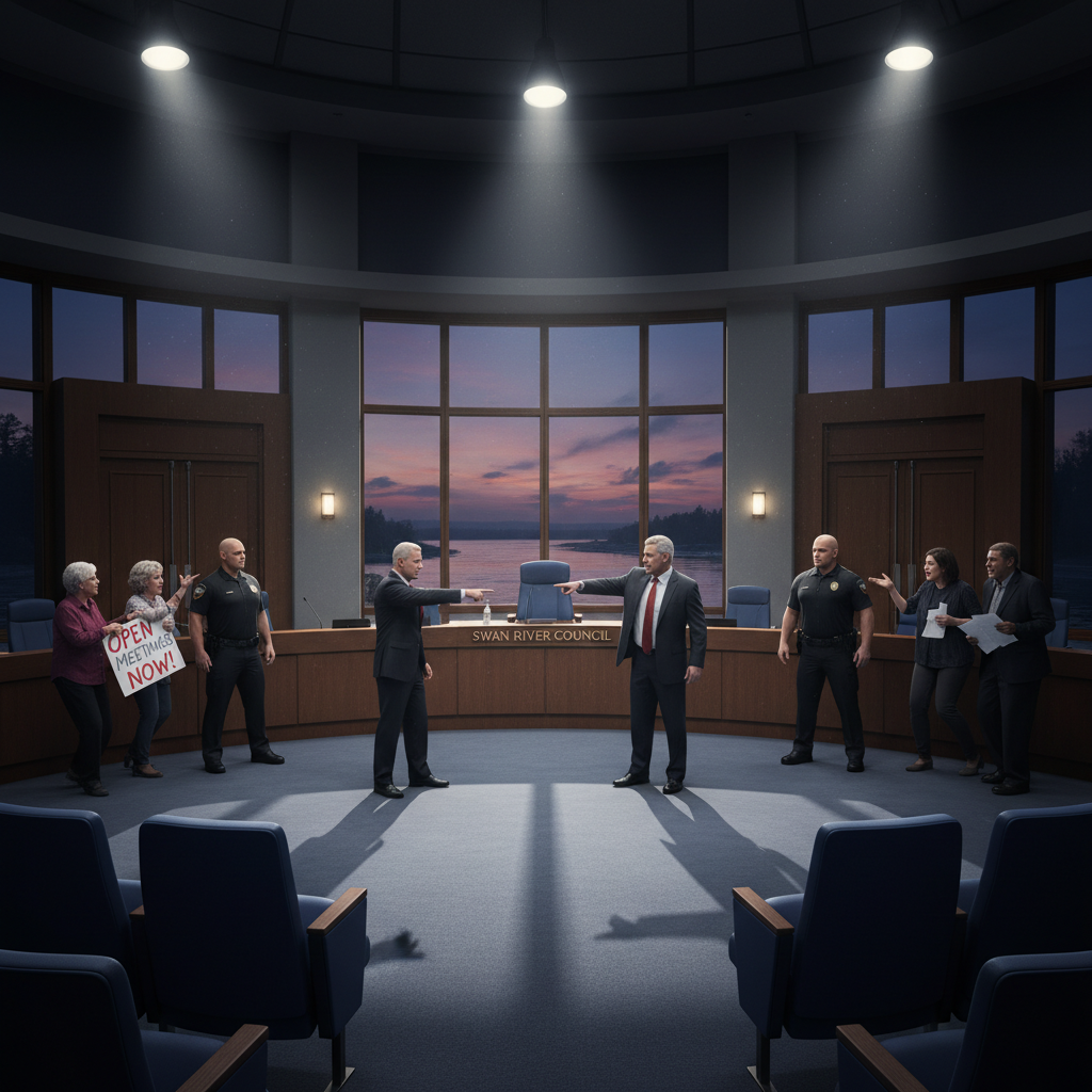 Your Swan River council wants to kick people out of meetings