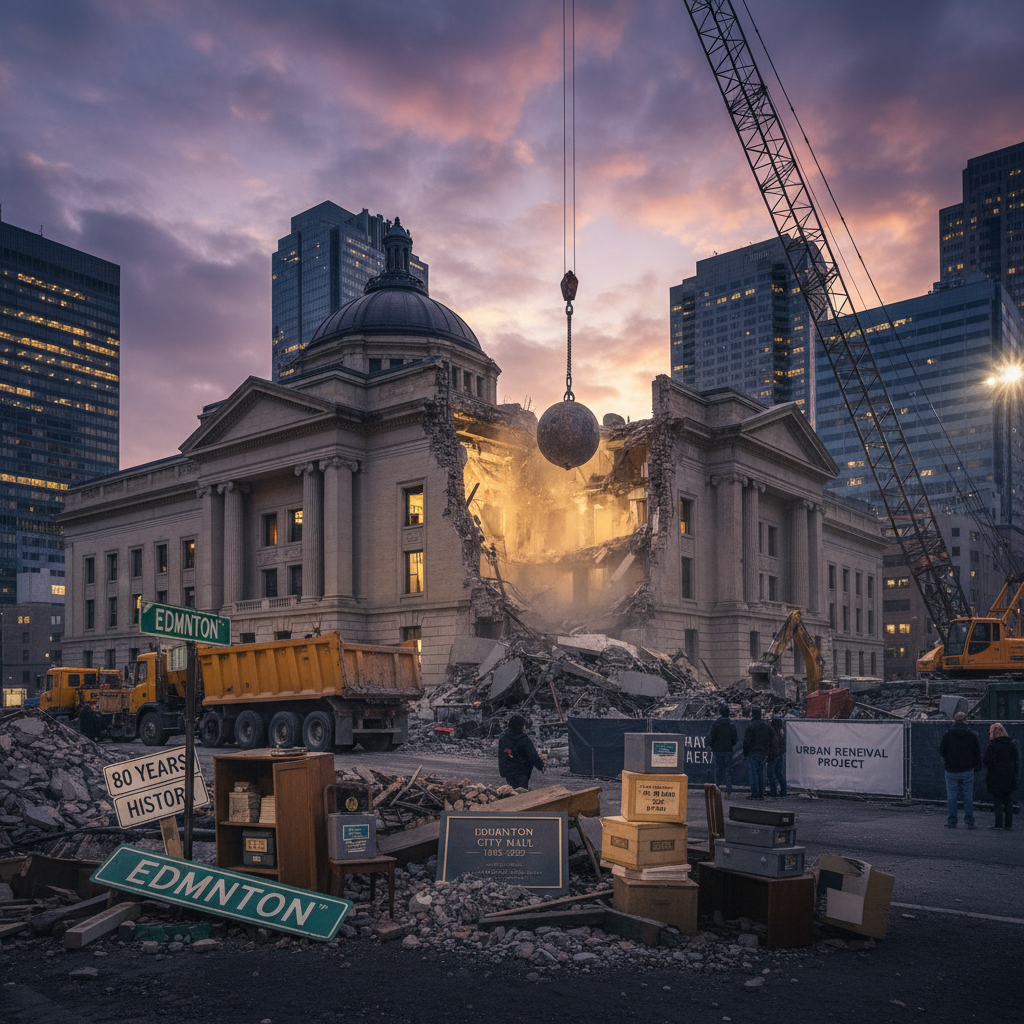 Edmonton's dumping 80 years of history this Tuesday. What gives?